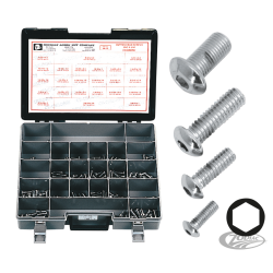 ASSORTIMENT DE VIS ALLEN A TETE BOMBEE CHROMEES