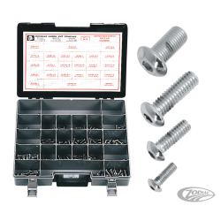 ASSORTIMENT DE VIS ALLEN A TETE BOMBEE CHROMEES