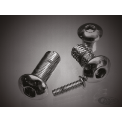 BOITE D'ASSORTIMENT DE VIS ALLEN CHROMEES A TÊTE BOUTON LARGE