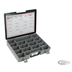 BOITE D'ASSORTIMENT DE VIS ALLEN CHROMEES A TÊTE BOUTON LARGE