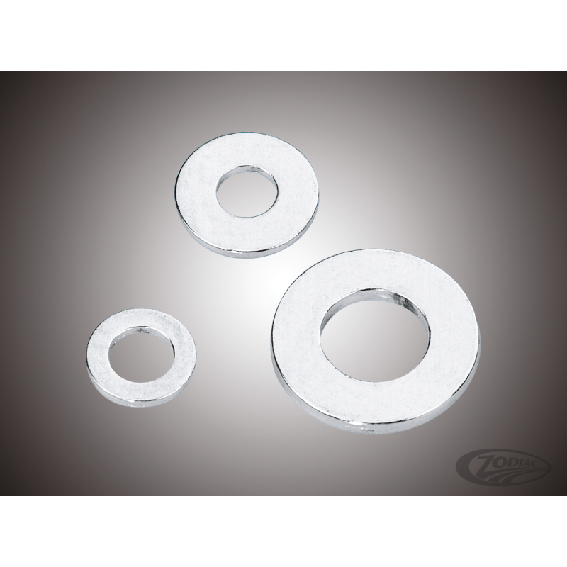 ASSORTIMENT DE RONDELLES PLATES CHROMEES