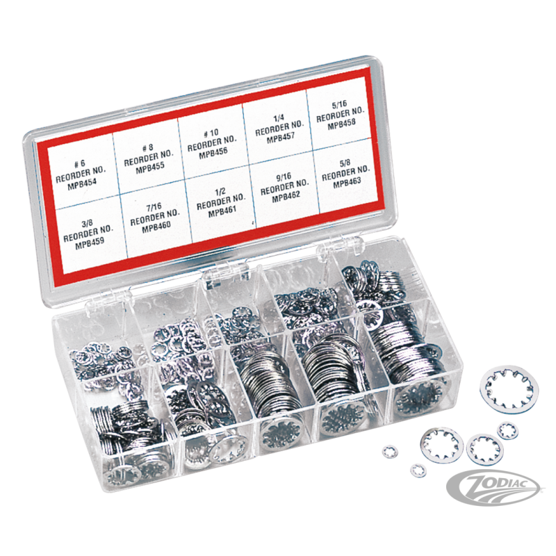 ASSORTIMENT DE RONDELLE DE RONDELLES D'ARRET