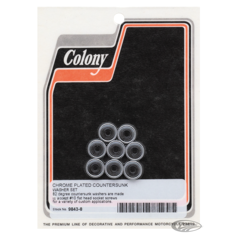 RONDELLES FRAISEES CHROMEES