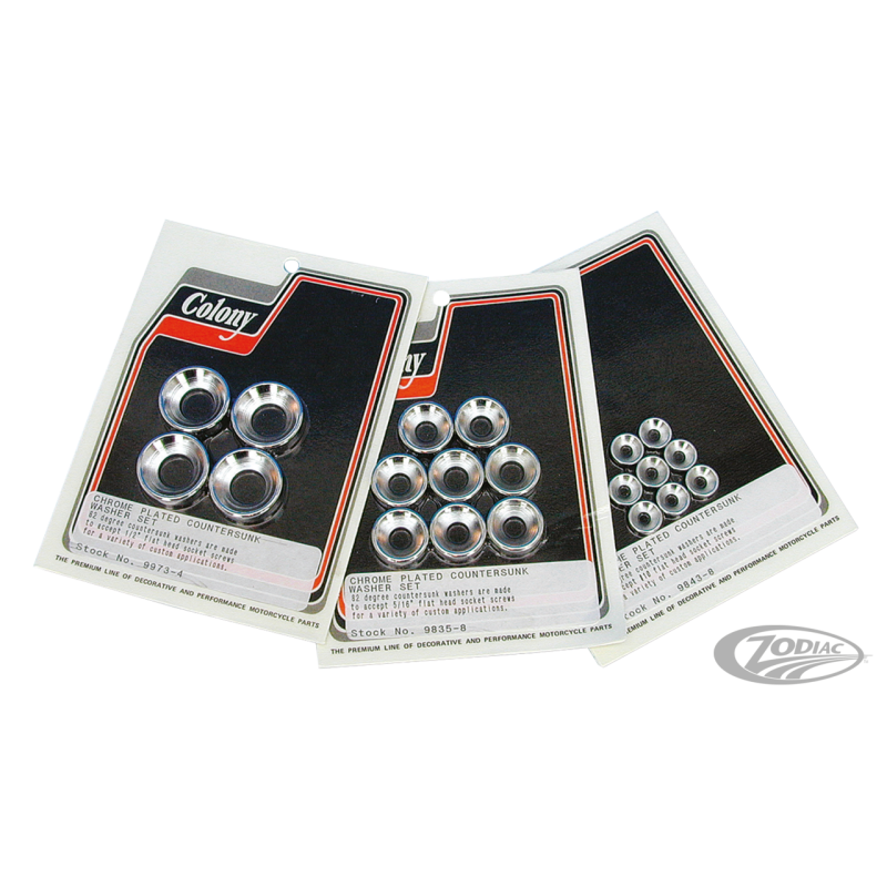 RONDELLES FRAISEES CHROMEES