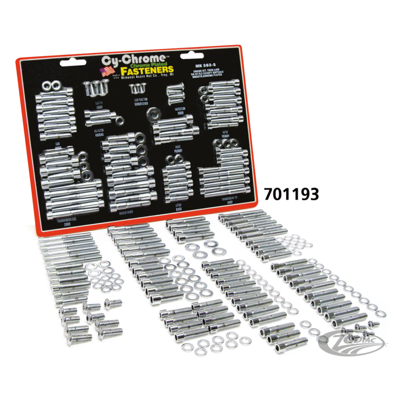 KITS DE VISSERIE CHROMEE