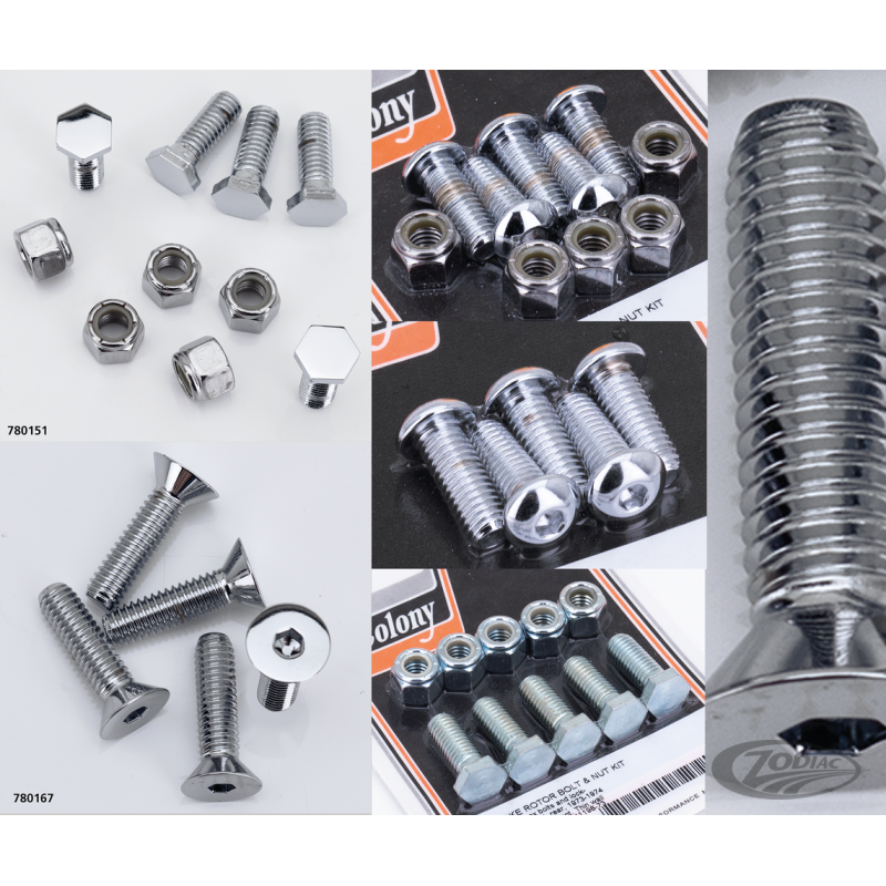 KITS DE VIS DE FIXATION DE DISQUE POUR SPORTSTER
