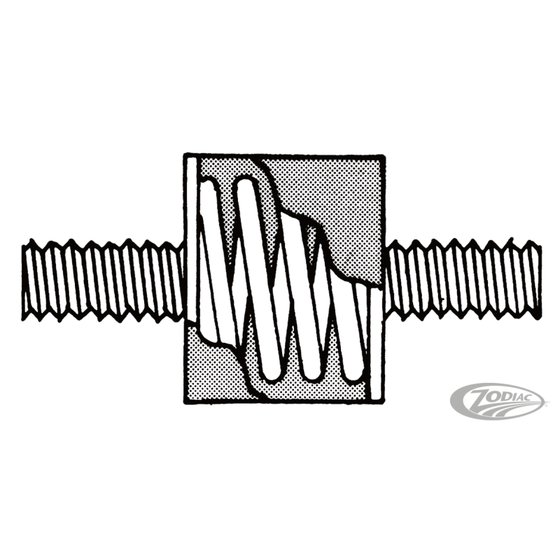 SUPPORTS DE CAOUTCHOUC RENFORCES AVEC GOUJONS