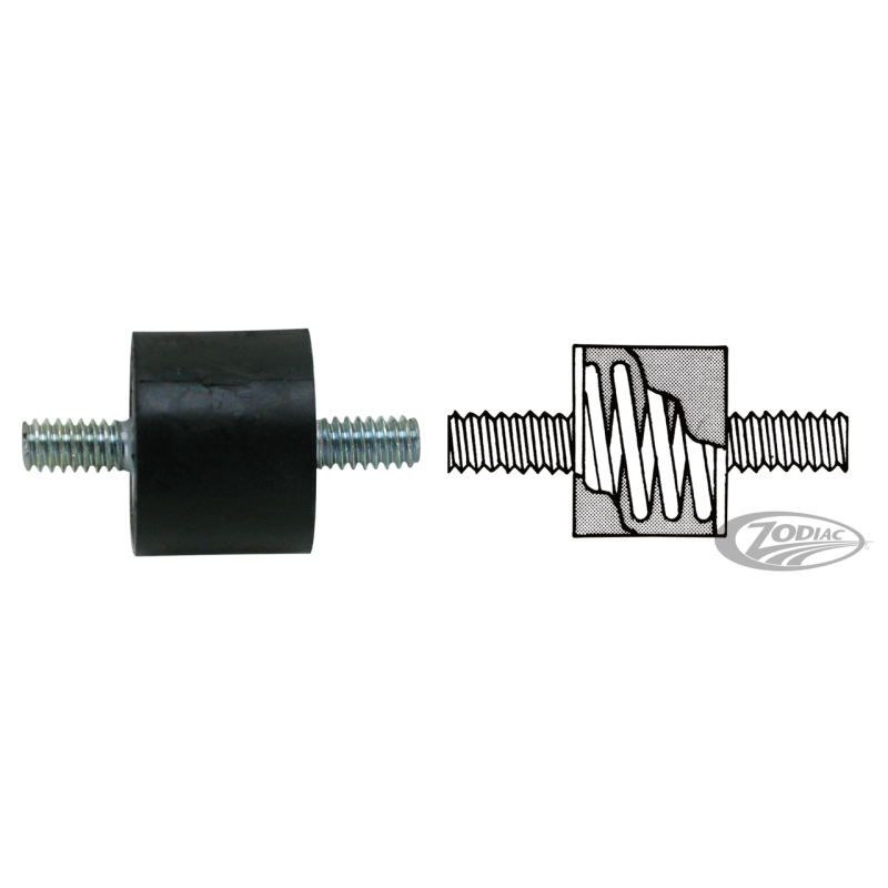 SUPPORTS DE CAOUTCHOUC RENFORCES AVEC GOUJONS