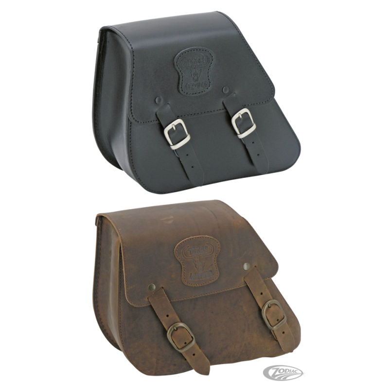 SACOCHES TEXAS LEATHER SUR BRAS OSCILLANT DE DYNA