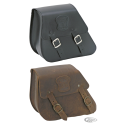 SACOCHES TEXAS LEATHER SUR BRAS OSCILLANT DE DYNA