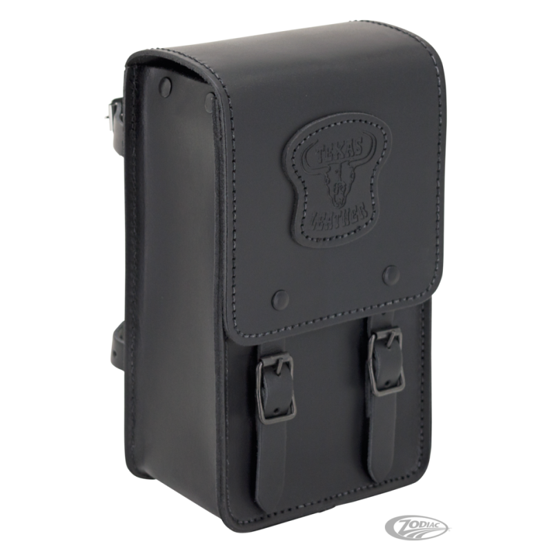 SACOCHES TEXAS LEATHER POUR SISSY BAR