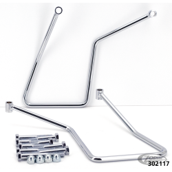 SUPPORTS DE SACOCHE CHROMES