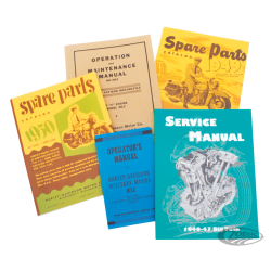 MANUELS ET CATALOGUES DE PIECES POUR LES MODÈLES VINTAGE