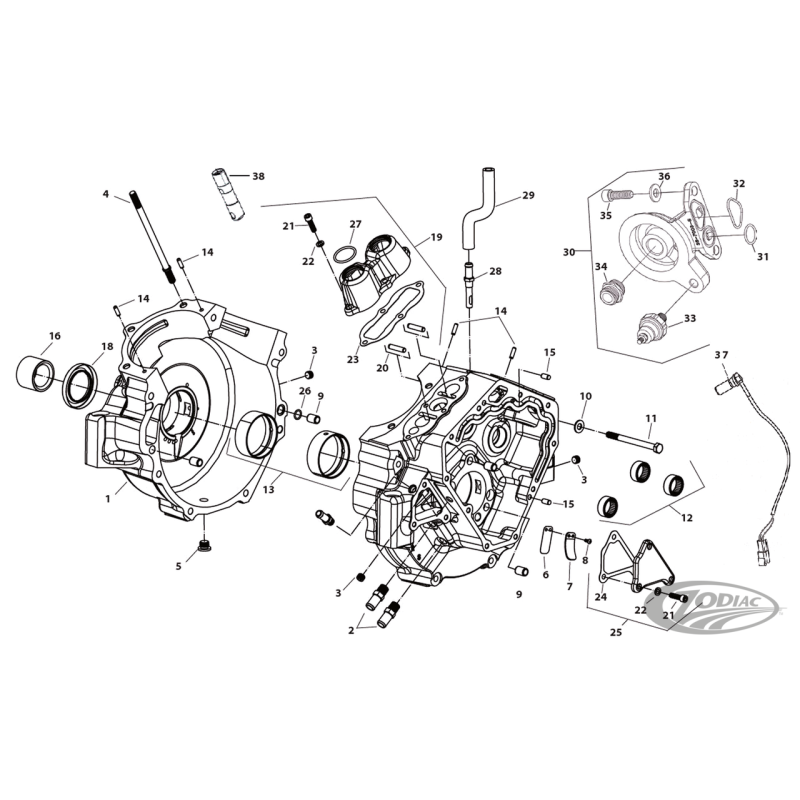 X-WEDGE CRANKCASE