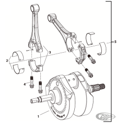 X-WEDGE CRANKSHAFT & CONNECTING RODS
