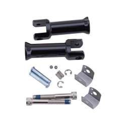 Milwaukee Eight Softail Passenger Foot Peg Mount Kit Black