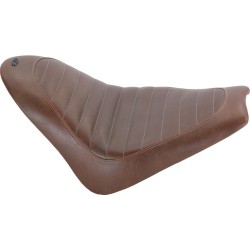 Enzo Horizontal Solo Seat Brown Vinyl