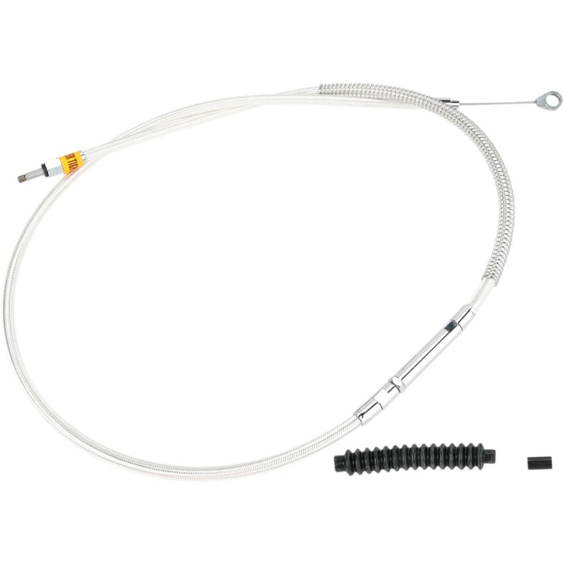 Platinum Series Clutch Cable Standard Stainless Steel Clear Coated Chrome Look 63,7"