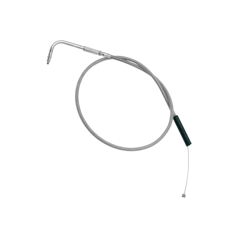 Armor Coated Idle Cable 45 ° Stainless Steel Clear Coated 30"