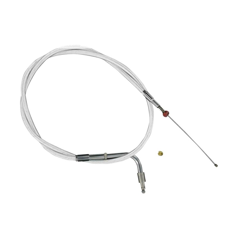 Classic Stainless Idle Cable 90 ° Stainless Steel Clear Coated 44"