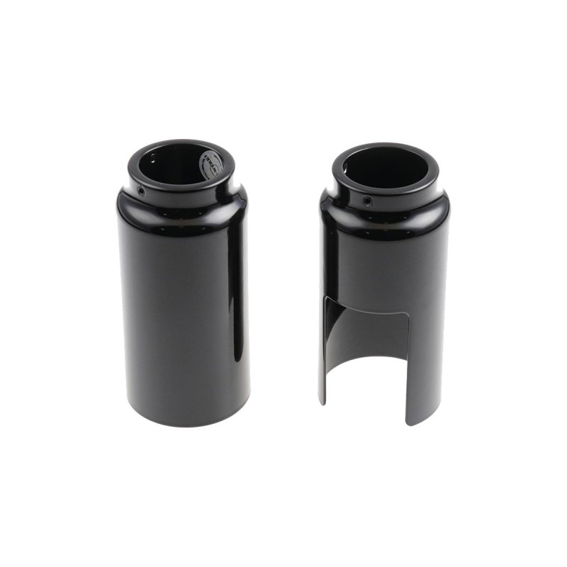 Lower Fork Cover Black Gloss Powder Coated