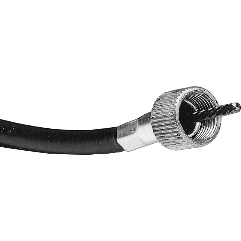 Black Vinyl Tachometer Cable 16 mm Nut Black