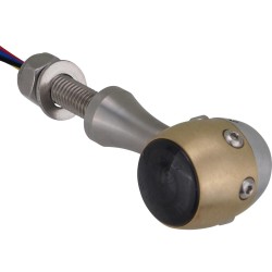 Retro LED Turn Signal/Taillight/Brake Light V2A Satin stem Brass Satin Aluminium Satin Smoke