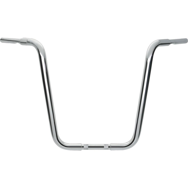 18 Chubby Classic Ape Hanger Handlebar Chrome 1 1/4" Throttle By Wire