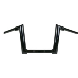 2" Str8UP Road Glide Handlebars Medium (280mm) Black Powder Coated Hydraulic Throttle By Wire