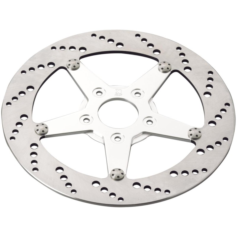 Drilled Brake Rotor Aluminium Stainless Steel 8,5" Rear Right