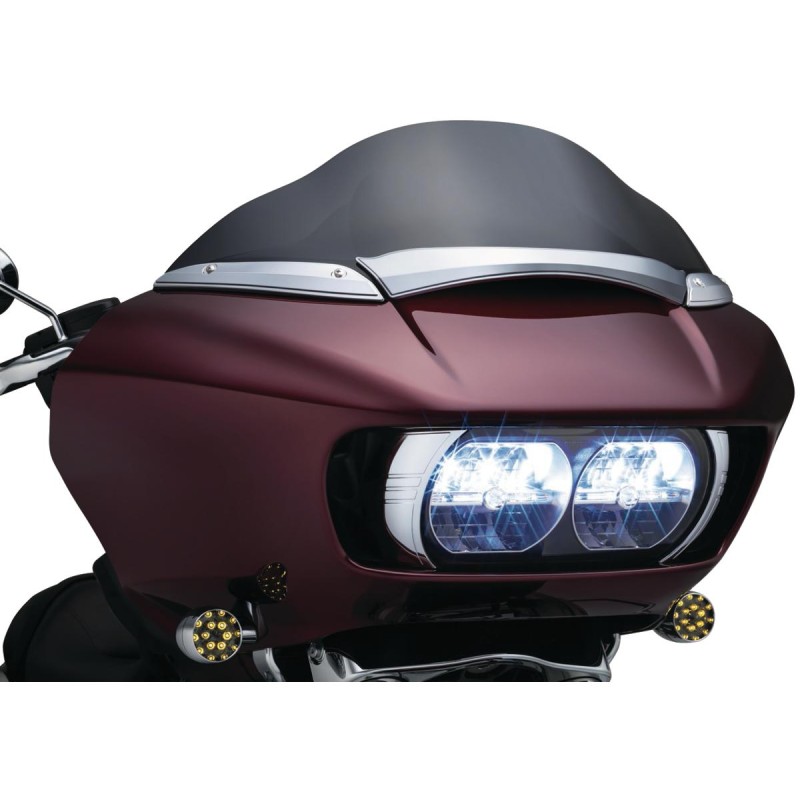 Center Windshield Trim Chrome