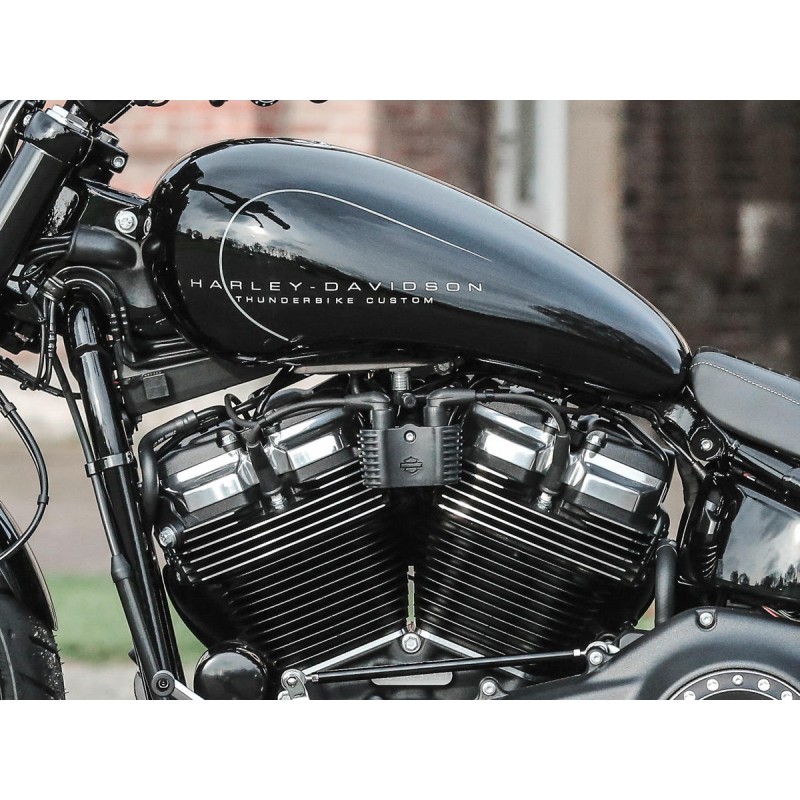 Ignition Coil Relocation Kit, Black Ignition Coil Relocation Kit Black Powder Coated