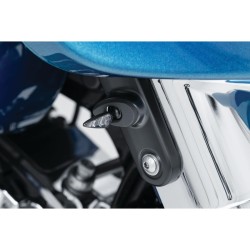 by Kellermann Street Glide Turn Signal Front Mounts Small Black Powder Coated