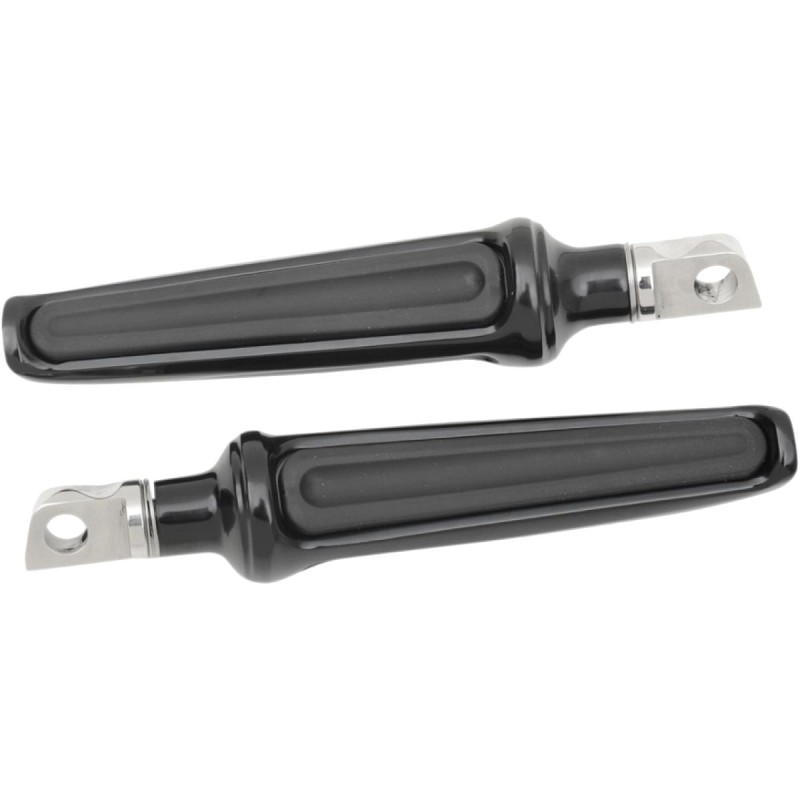 Contour Passenger Foot Pegs Black, Anodized