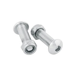 Hardware Mounting Kit For Moto Foot Pegs, Chrome