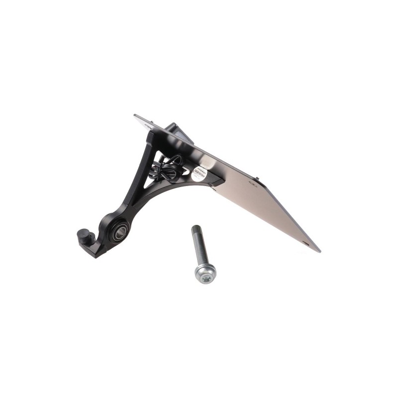 Sidemount License Plate Bracket Kit Germany 180 x 200 mm Black Powder Coated