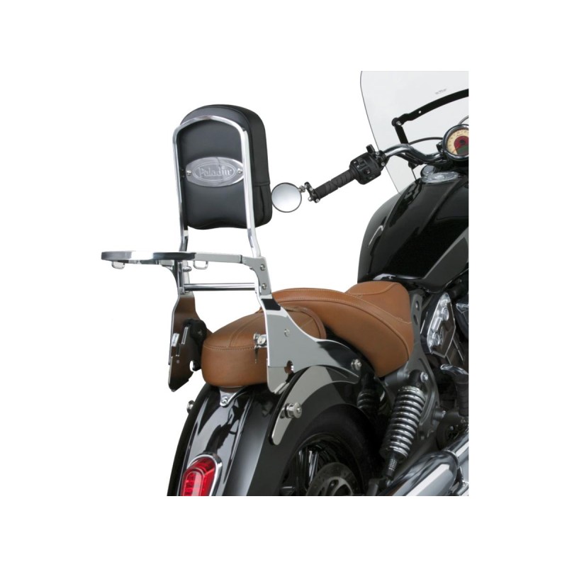 Paladin Backrest Luggage Rack Chrome