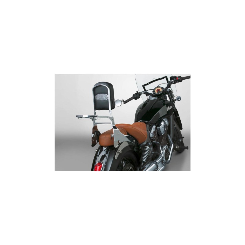 Paladin Backrest Luggage Rack Chrome