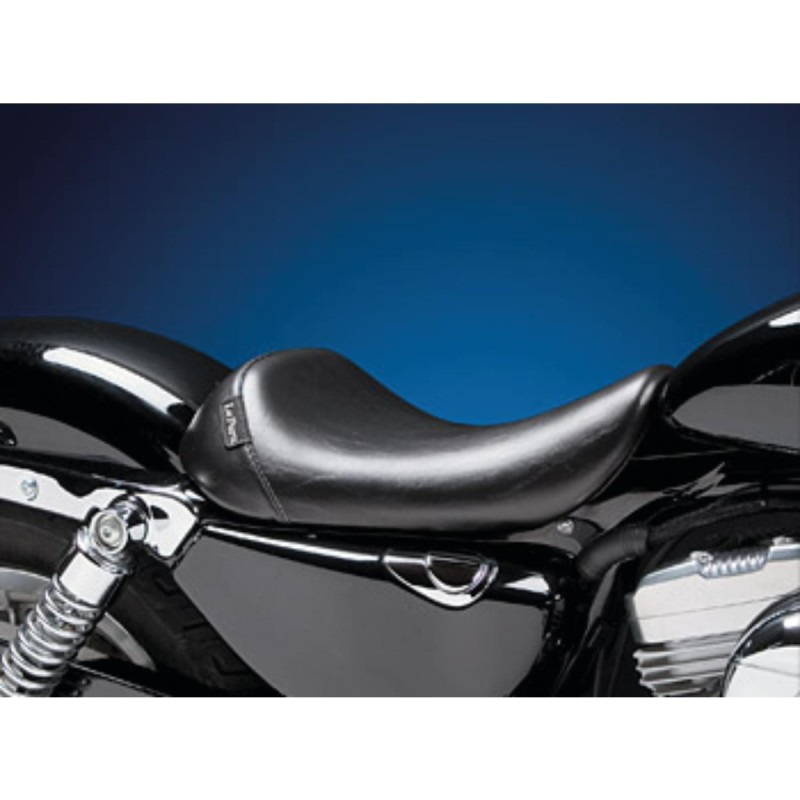 Bare Bones Gel Solo Seat Smooth Black Vinyl