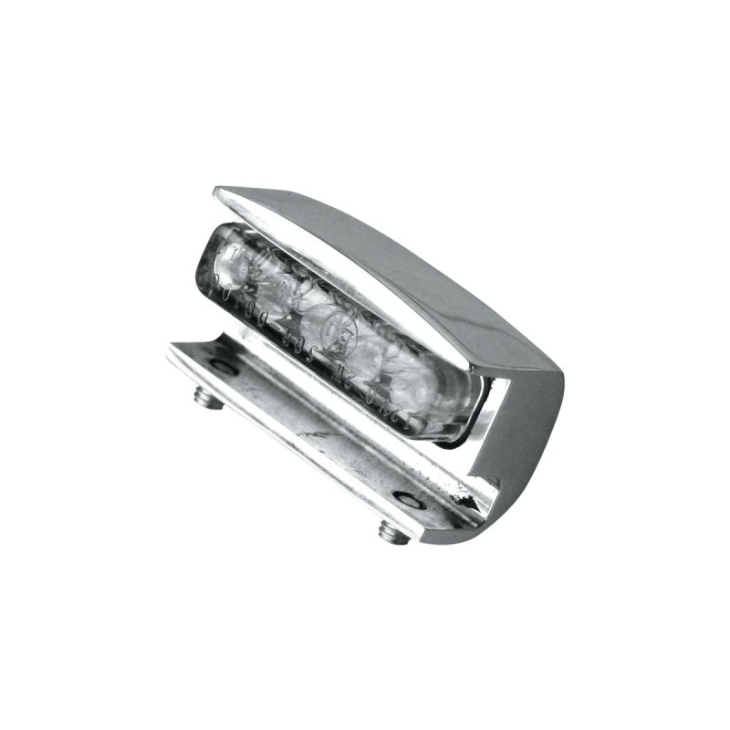 LED License Plate Light Aluminium Polished