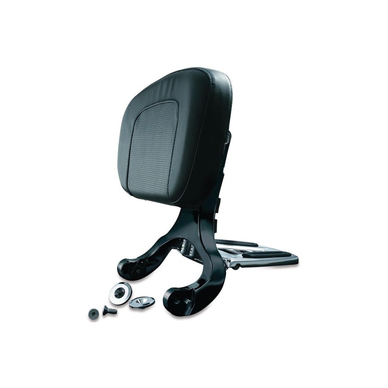 Multi Purpose Driver or Passenger Backrest Black Chrome