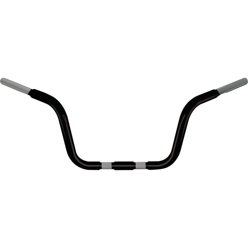 9.5 Chubby Springer Classic Ape Hanger Handlebar Black Powder Coated 1 1/4" Throttle By Wire