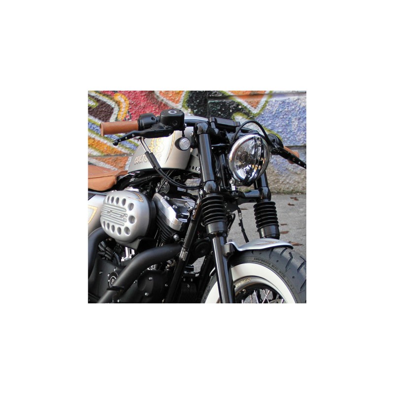 Upper Fork Cover Black Gloss Powder Coated