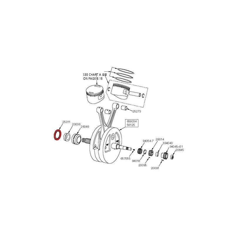 OIL SEAL ENGINE CASE LEFT