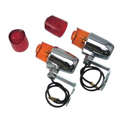 Pony Marker Light Chrome Amber Red