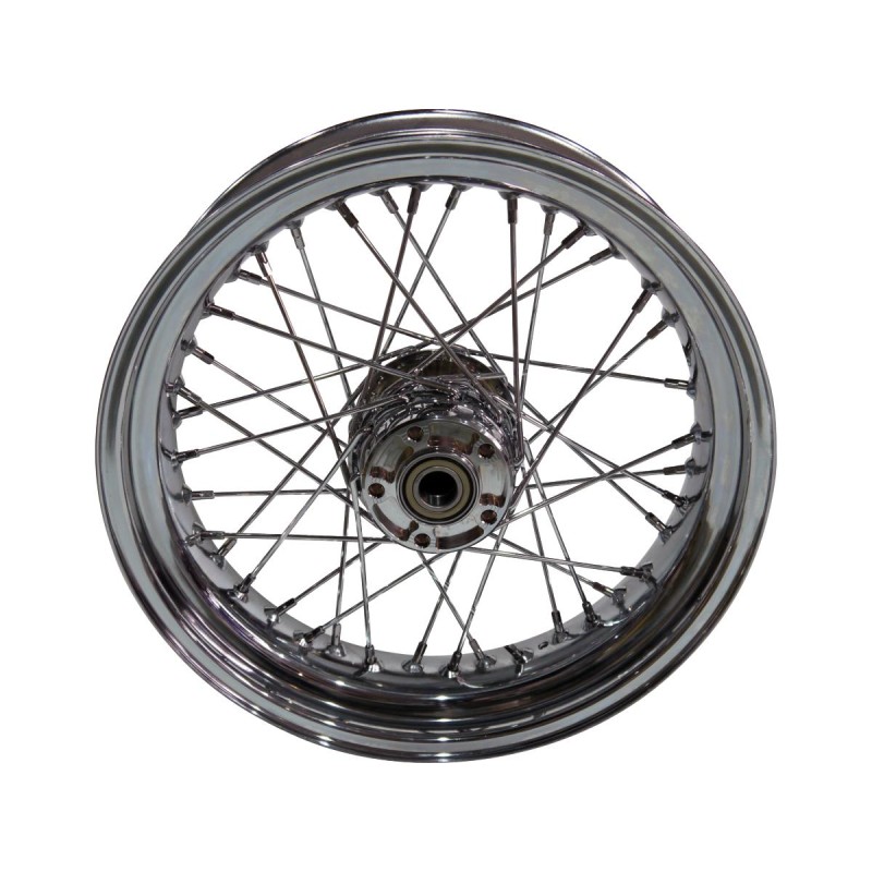OEM Style 40-Spoke Wheels Chrome 16" 3,00" Rear