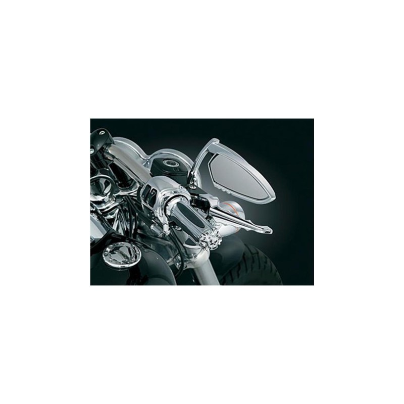 Zombie Grips With Throttle Boss Chrome 1" Throttle Cables