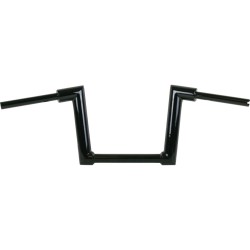 2" Str8UP Road Glide Handlebars Medium (280mm) Black Powder Coated Cable operated Throttle By Wire