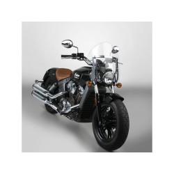 SwitchBlade Shorty Quick Release Windshield Height: 19", Width: 18,75" Clear