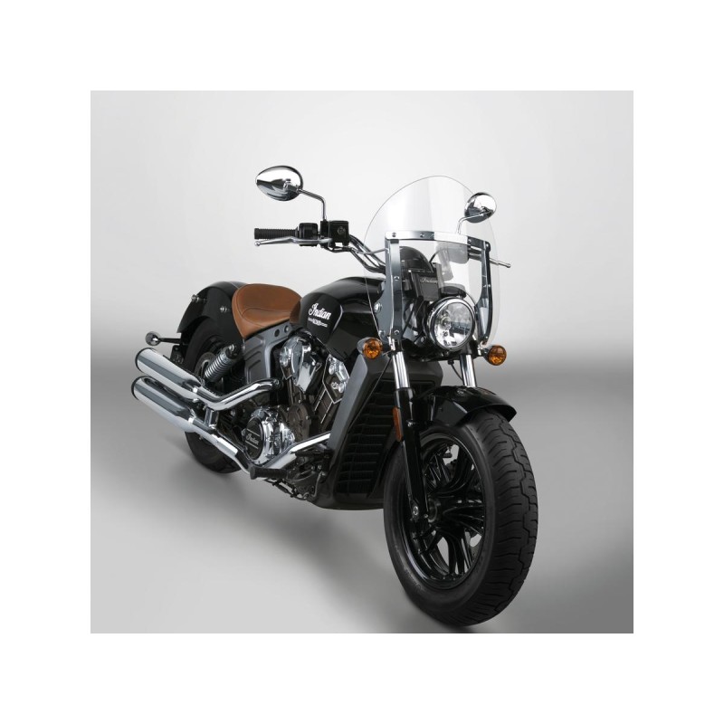 SwitchBlade Shorty Quick Release Windshield Height: 19", Width: 18,75" Clear